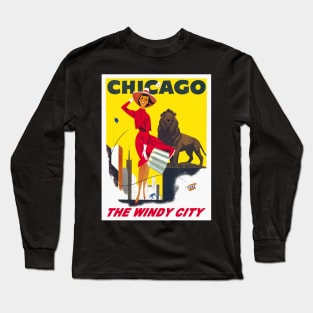 Chicago The Windy City Long Sleeve T-Shirt